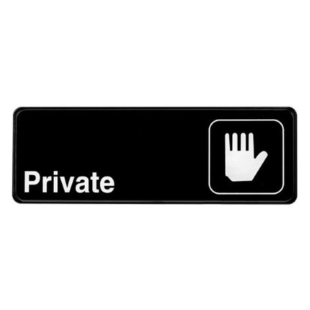 ALPINE INDUSTRIES Private Sign, 3x9, PK15 ALPSGN-32-15pk